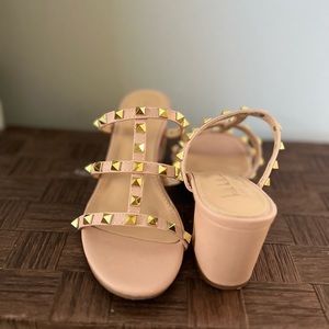 Nicole Miller Studded Sandals